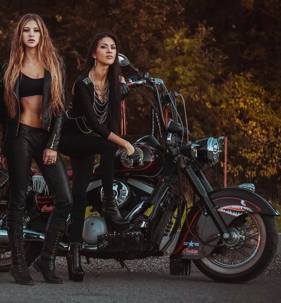 Beautiful girls and bikes in Bucharest